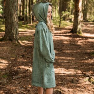 Long-Sleeve Poncho DINOSAUR